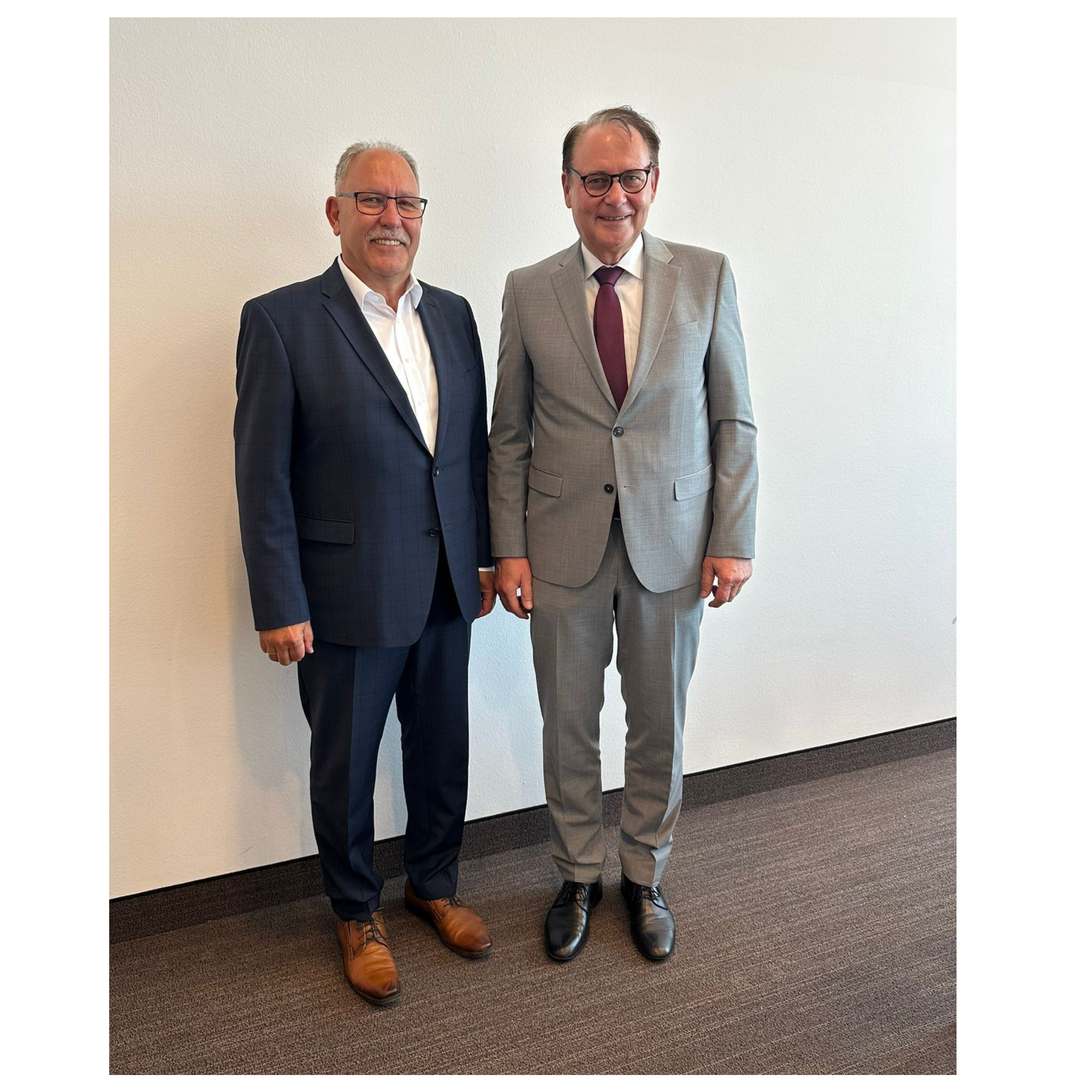 v.l.: Klaus Winkler und Ulrich Schäfer
