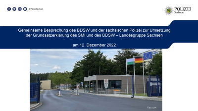 Informations- und Erfahrungsaustausch zwischen Polizei und BDSW-Führungskräften