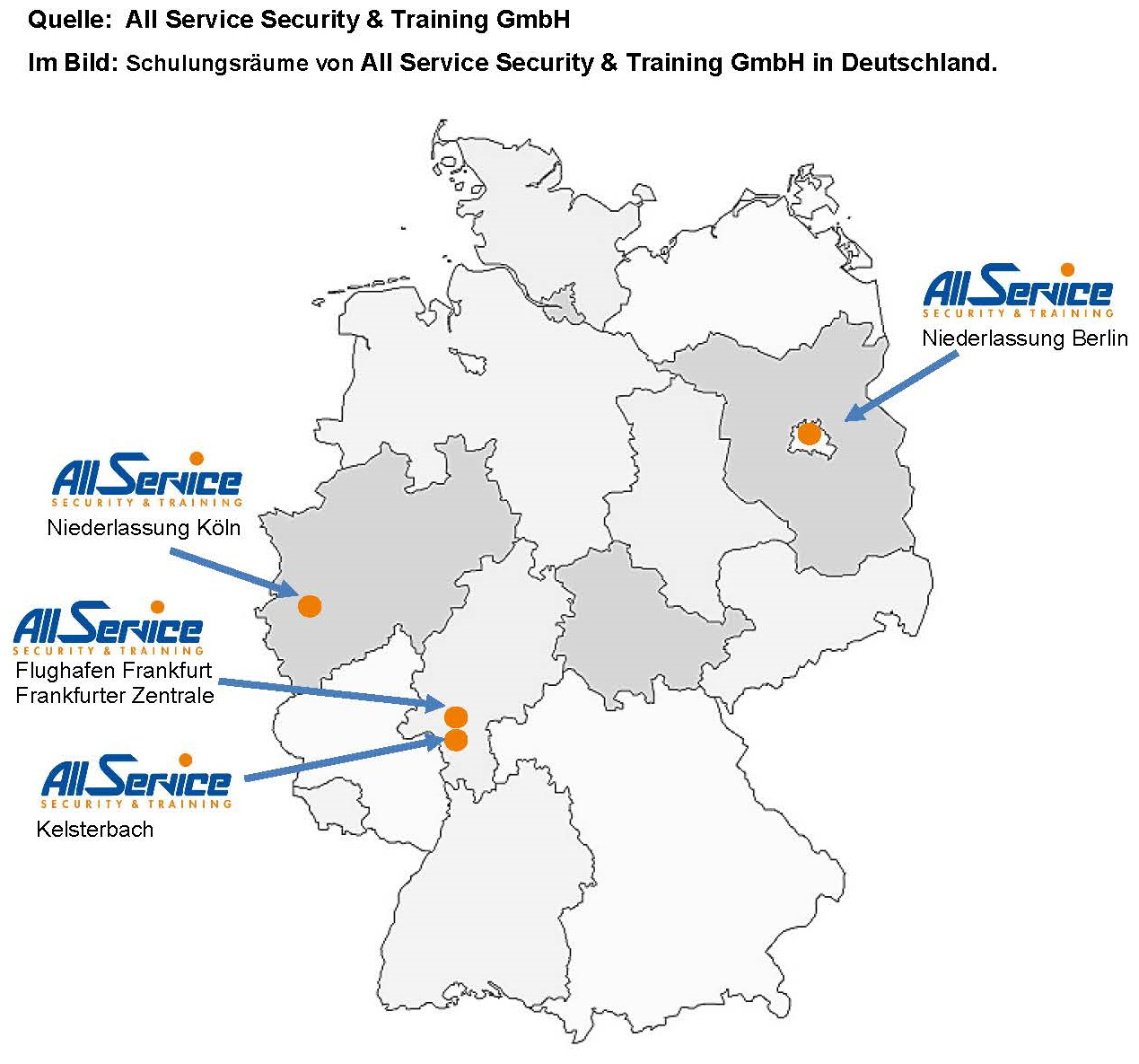 Neuer Schulungsraum in Kelsterbach der All Service Security & Training GmbH