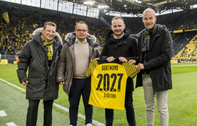 Gemeinsam in die Verlängerung: Stölting wird nun offizieller Partner des BVB