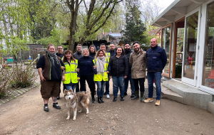Die All Service Sicherheitsdienste GmbH packte im Waldzoo Offenbach kräftig mit an