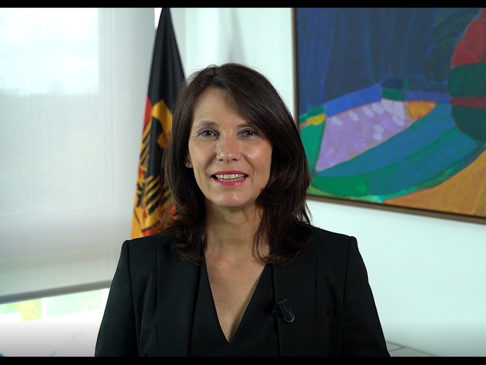 Grußwort (Video) der parlamentarischen Staatssekretärin, Rita Schwarzelühr-Sutter, im Bundesministerium des Innern und für Heimat